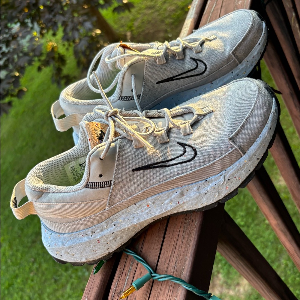 Nike Gray Sneakers with Black Logo